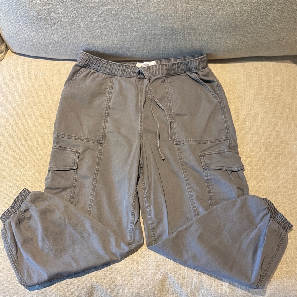 Hollister Gray Cargo Pants for Women